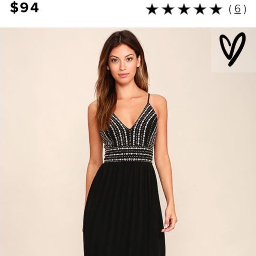 Beautiful Black Maxi Dress